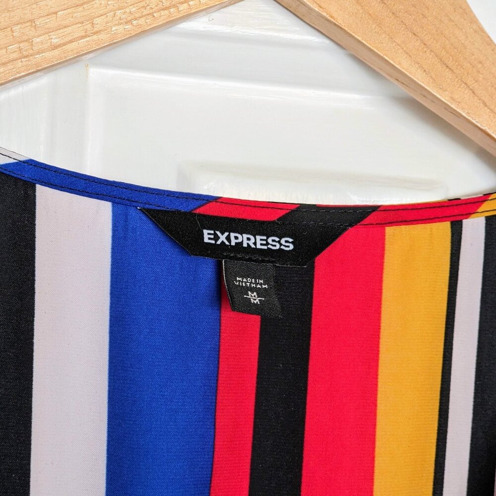 Express Multi-Color Striped Dress - Picture 3 of 5